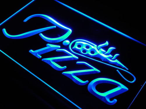 Pizza Shop Slice Shop Display Neon Sign